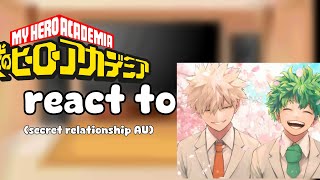 Bnha react to BKDK secret relationship AU 🇺🇸🇲🇽 11 [upl. by Navetse]