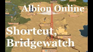 Albion Online  Caerleon to Bridgewatch fast almost safely [upl. by Ennaylime]