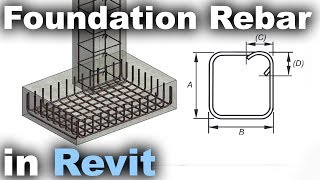 Rebar in Foundation in Revit Tutorial [upl. by Noda]