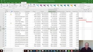 MS Project Tutorial 6 Recovering a Schedule [upl. by Pry]