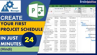 Create your first Microsoft Project schedule in just 24 minutes [upl. by Stevena558]