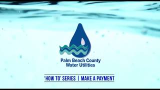 How To Pay Your PalmBeachCounty Water Utility Bill Online [upl. by Aihsened489]