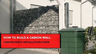 How to build a gabion wall [upl. by Nyledam]