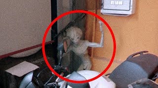 5 Extraterrestrials Caught on Tape  Best Alien Videos [upl. by Laen]