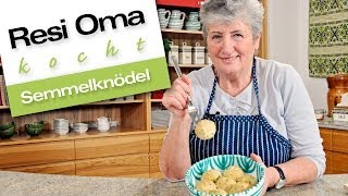 Resi Oma kocht  Semmelknödel [upl. by Zonnya]