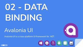 Avalonia UI  02  Data Binding [upl. by Gilbye]