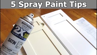 5 Spray Paint Tips  Smooth Even Perfect Finish [upl. by Cherian]