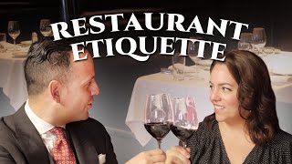 Restaurant Etiquette How to Dine Out Like a Gentleman [upl. by Audsley264]