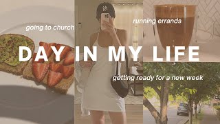 WEEKEND VLOG day in my life church amp getting ready for a new week [upl. by Anawait]