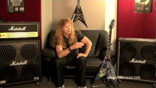 Dave Mustaine Interview part 1 [upl. by Nilahs]