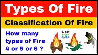 Classification Of Fire  Classes Of Fire In Hindi  Types of Fire 4  5  6  HSE STUDY GUIDE [upl. by Harty424]