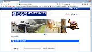 NMC Water Bill Payment  Nashik Municipal Corporation Water Tax Online Payment [upl. by Shetrit]