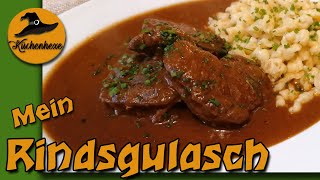 Mein Rindsgulasch mit Spatzln [upl. by Nutter483]