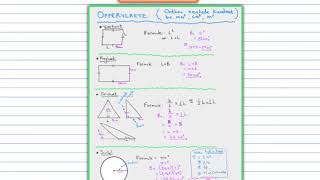 Wiskundige Geletterdheid Gr12  Oppervlakte formules [upl. by Noillimaxam965]