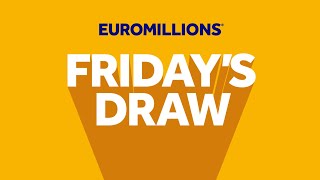 The National Lottery EuroMillions draw results from Friday 16 February 2024 [upl. by Yenettirb]