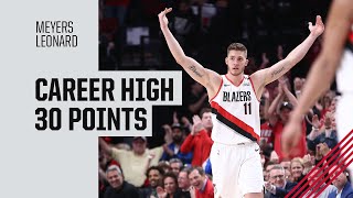 Meyers Leonard Career High 30 points Highlights vs Golden State Warriors [upl. by Teddi830]