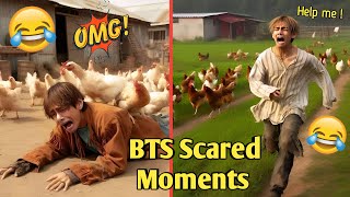 BTS Scared Moments Scary Experience [upl. by Rodi845]