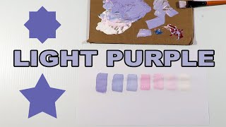 How To Make Light Purple With Primary Colors [upl. by Taft]