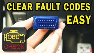 How to easy ReadClear car Fault Codes ELM327 OBD II [upl. by Angelika835]