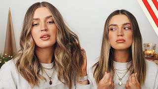 The EASIEST Loose Beachy Waves Hair Tutorial 🌊 [upl. by Nevla119]