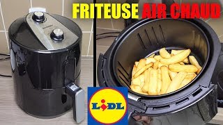 Friteuse à air chaud LIDL SILVERCREST SHF 1500 B1 Hot Air Fryer HeißluftFritteuse [upl. by Alusru]