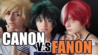 CANON VS FANON  TodoBakuDeku Cosplay Video [upl. by Nednil]