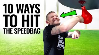 10 Ways To Hit The Speed Bag W Tony Jeffries  SUBSCRIBE FOR MORE [upl. by Primalia665]