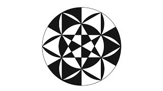 Geometric Patterns Drawing  EASY [upl. by Aicatan]