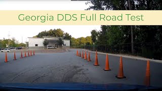 Georgia DDS Road Test  Kennesaw GA  Full Road Test  Full Drivers Test [upl. by Ylloj]