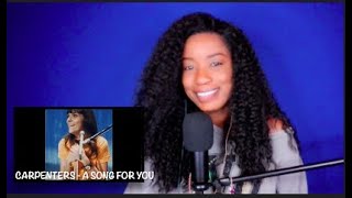 Carpenters  A song For You DayOne Reacts [upl. by Sheedy]