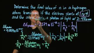 Energy Calculations Rydberg Equation Practice [upl. by Aplihs]