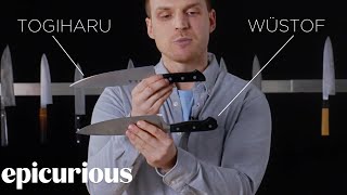 Knifemaker Explains The Difference Between Chefs Knives  Epicurious [upl. by Wilburn]