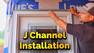 How To Install J Channel Around A Door [upl. by Leede]