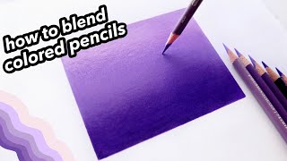 How To Blend Colored Pencils [upl. by Creedon840]