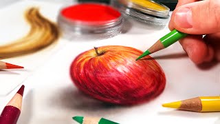 How to SPEED UP your Colored Pencil Drawings [upl. by Marchal525]