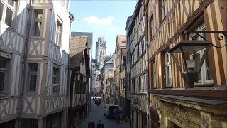 Rouen visite de la capitale de Normandie [upl. by Ayhtin]