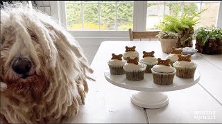 How to Make Pupcakes for Your Dog  Martha Stewart [upl. by Zeidman845]