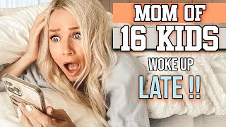 MOM of 16 KiDS Rushed MORNiNG ROUTiNE RUNNING LATE Part 2 [upl. by Fiel797]