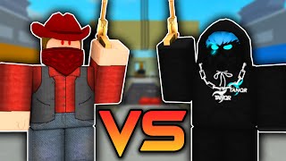 BANDITES VS TANQR IN ARSENAL ROBLOX [upl. by Orlene]