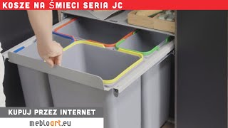 Kosze na śmieci z serii JC firmy REJS [upl. by Anissej]