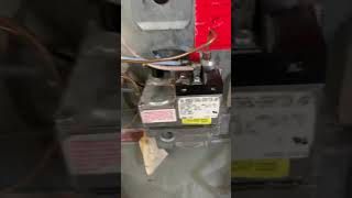 Coleman mobile home heater how to light the pilot Step by step in description [upl. by Bamberger]