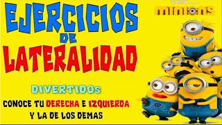 MINIONS EJERCICIOS DE LATERALIDAD REACCION DIVERTIDOS EDUCACION FISICA [upl. by Truscott]