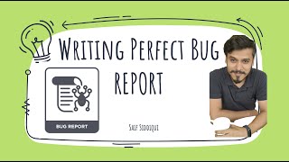 How To Write Perfect BUG REPORT In Software Testing  Manual Testing  Real website testing [upl. by Onin]