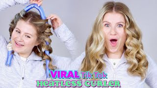 VIRAL TikTok HEATLESS Hair Curler [upl. by Eelyek409]