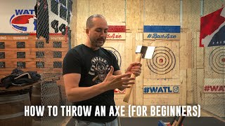 Axe Throwing Tips For Beginners [upl. by Melosa]