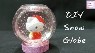 How to make Snow globeDIY Snow Globe [upl. by Innad767]