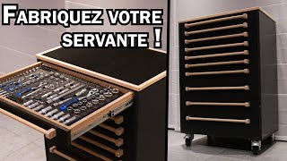 Fabriquez votre SERVANTE 10 TIROIRS en bois [upl. by Harlamert]