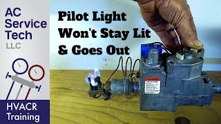 TOP 10 Reasons Why the Gas Pilot Light Goes Out amp Wont Stay Lit [upl. by Rubliw]