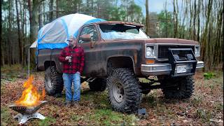 Offroad Camping in a 50 Year old Chevy Squarebody [upl. by Slack569]