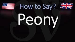 How to Pronounce Peony CORRECTLY [upl. by Avaria112]